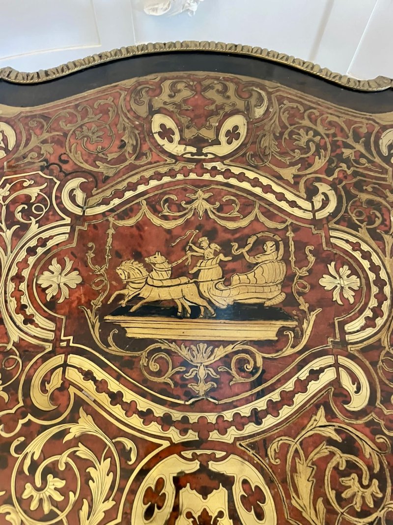 Antique French Boulle Centre Table - Image 12